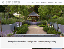 Tablet Screenshot of elementadesign.co.uk